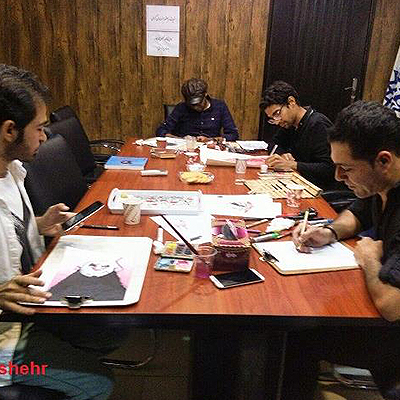برگزاری اولین کارگاه کاریکاتور داعش در حوزه هنری استان بوشهر